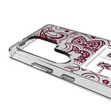 Texas A&M University Aggies Paisley Clear Phone Case for Samsung Galaxy