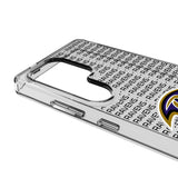 Baltimore Ravens Text Backdrop Clear Phone Case for Samsung Galaxy