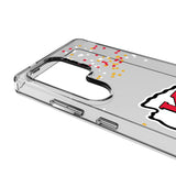 Kansas City Chiefs Confetti Clear Phone Case for Samsung Galaxy