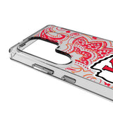 Kansas City Chiefs Paisley Clear Phone Case for Samsung Galaxy