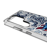 Tennessee Titans Paisley Clear Phone Case for Samsung Galaxy