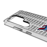 Tennessee Titans Text Backdrop Clear Phone Case for Samsung Galaxy
