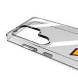 Washington Commanders Personalized Tilt Clear Phone Case for Samsung Galaxy