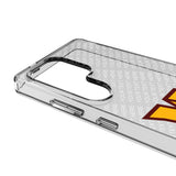 Washington Commanders Personalized EndZone Plus Clear Phone Case for Samsung Galaxy