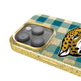 Jacksonville Jaguars Plaid Bling Phone Case