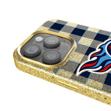 Tennessee Titans Plaid Bling Phone Case