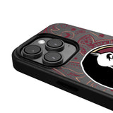 Florida State University Seminoles Paisley MagSafe Compatible Phone Case for Apple iPhone