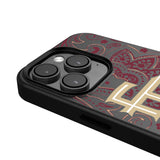 Florida State University Seminoles Athletic Wordmark Paisley MagSafe Compatible Phone Case for Apple iPhone