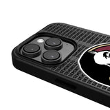 Florida State University Seminoles Text Backdrop MagSafe Compatible Phone Case for Apple iPhone