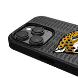 Jacksonville Jaguars Text Backdrop MagSafe Compatible Phone Case for Apple iPhone