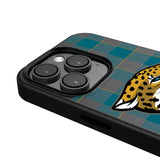 Jacksonville Jaguars Plaid MagSafe Compatible Phone Case for Apple iPhone