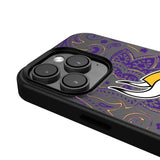 Minnesota Vikings Paisley MagSafe Compatible Phone Case for Apple iPhone