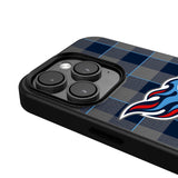 Tennessee Titans Plaid MagSafe Compatible Phone Case for Apple iPhone