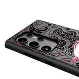 University of Arkansas Fayetteville Razorbacks Paisley MagSafe Compatible Phone Case for Samsung Galaxy