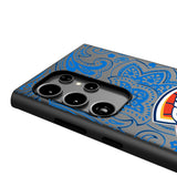 Oklahoma City Thunder Paisley MagSafe Compatible Phone Case for Samsung Galaxy