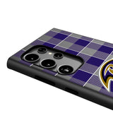 Baltimore Ravens Plaid MagSafe Compatible Phone Case for Samsung Galaxy