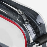 Ohio State Buckeyes Team Stripe Clear Crossbody Bag