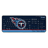 Tennessee Titans Personalized Endzone Solid Wireless USB Keyboard
