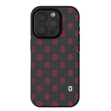 Ohio State University Buckeyes Fashion Pattern Bump Phone Case for Apple iPhone