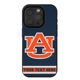 University of Auburn Tigers Personalized Stripe Bump Phone Case for Apple iPhone