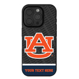 University of Auburn Tigers Personalized EndZone Plus Bump Phone Case for Apple iPhone