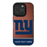 New York Giants Personalized Football Bump Phone Case for Apple iPhone