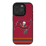 Tampa Bay Buccaneers Personalized Stripe Bump Phone Case for Apple iPhone