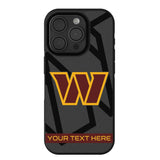 Washington Commanders Personalized Tilt Bump Phone Case for Apple iPhone