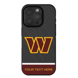 Washington Commanders Personalized EndZone Plus Bump Phone Case for Apple iPhone