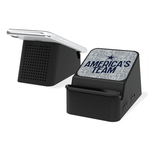 Dallas Cowboys 2024 Illustrated Limited Edition Wireless Charging Station and Bluetooth Speaker-0