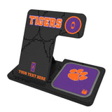 Clemson University Tigers Personalized Tilt 3 in 1 Charging Station