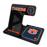 University of Auburn Tigers Personalized Tilt 3 in 1 Charging Station