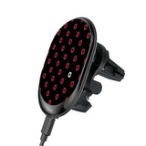 Ohio State University Buckeyes Fashion Pattern Wireless Mag Car Charger