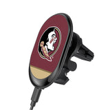 Florida State University Seminoles Endzone Solid Wireless Mag Car Charger