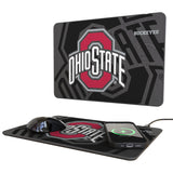 Ohio State University Buckeyes Monocolor Tilt 15-Watt Wireless Charger and Mouse Pad