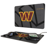 Washington Commanders Personalized Tilt 15-Watt Wireless Charger and Mouse Pad