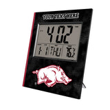 University of Arkansas Fayetteville Razorbacks Personalized Hatch Wall Clock