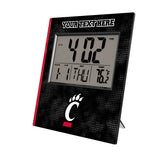 University of Cincinnati Bearcats Personalized Hatch Wall Clock