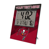 Tampa Bay Buccaneers Personalized Color Block Wall Clock