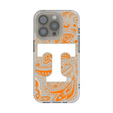 University of Tennessee Volunteers Paisley Clear Phone Case