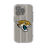 Jacksonville Jaguars Text Backdrop Clear Phone Case for Apple iPhone