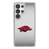 University of Arkansas Fayetteville Razorbacks Linen Clear Phone Case for Samsung Galaxy