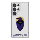 Baltimore Ravens 2024 Edition Clear Phone Case for Samsung Galaxy