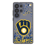 Milwaukee Brewers Confetti Clear Phone Case