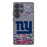 New York Giants Confetti Clear Phone Case