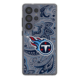 Tennessee Titans Paisley Clear Phone Case for Samsung Galaxy