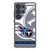 Tennessee Titans Personalized Tilt Clear Phone Case for Samsung Galaxy