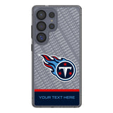 Tennessee Titans Personalized EndZone Plus Clear Phone Case for Samsung Galaxy