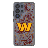 Washington Commanders Paisley Clear Phone Case