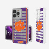 Clemson University Tigers Field Clear Phone Case